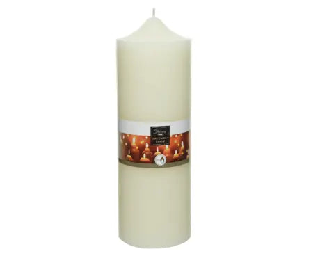 Church candle paraffin ivory D.10cm x H.30cm