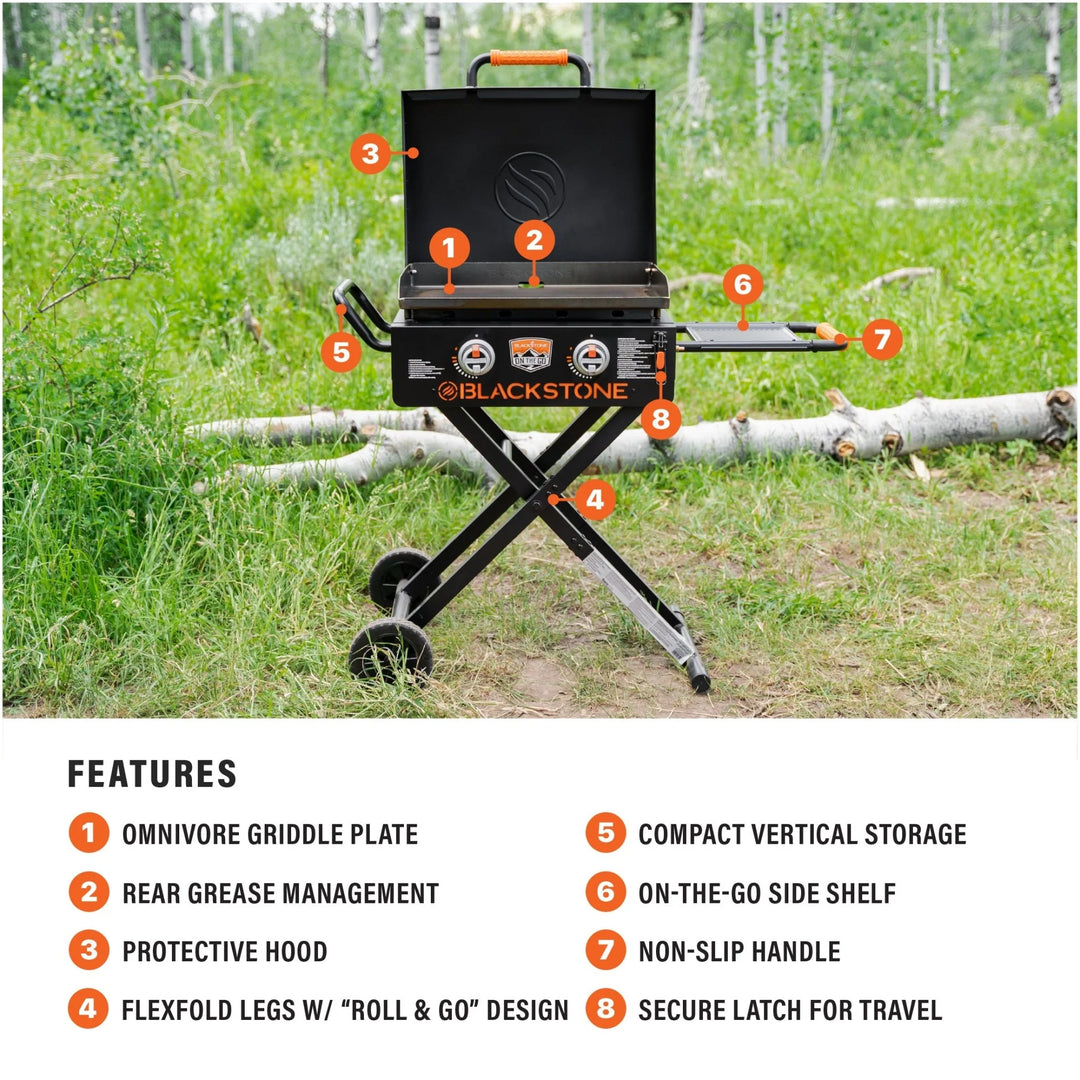 Blackstone  22in On-The-Go 22in Omnivore Flex-Fold Griddle