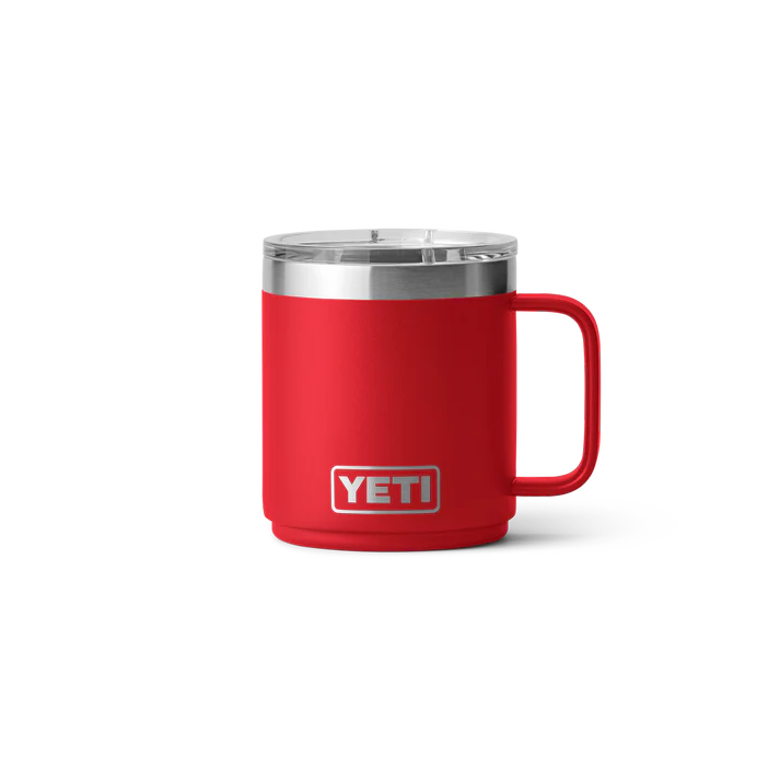 YETI RAMBLER 10 OZ MUG RESCUE RED