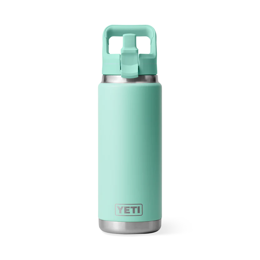 YETI RAMBLER 26OZ COLOUR STRAW BOTTLE SEAFOAM