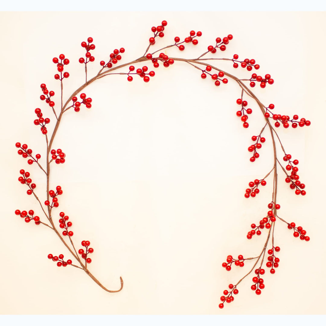 RED BERRY GARLAND 166CM
