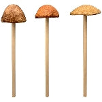 Mushroom stake Marta, Stoneware, 6,4x6,4x4,9 cm