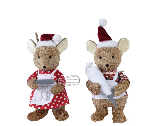 Mouse gr polyester hat pastry bag whisk red/colour(s) L.17cm x W.19cm x H.38cm
