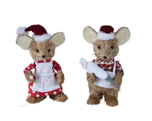 Mouse gr polyester hat pastry bag whisk red/colour(s) L.11cm x W.13cm x H.19cm