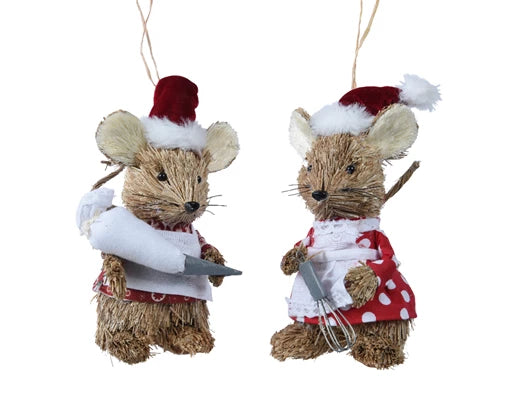 Mouse gr polyester hat pastry bag whisk red/colour(s) L.9cm x W.8cm x H.16cm