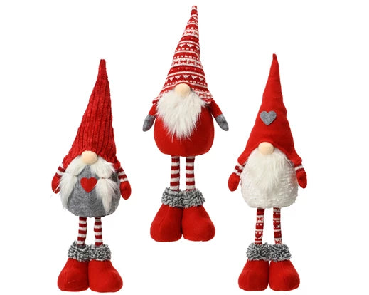 Gnome polyester red/colour(s) L.14cm x W.12cm x H.50cm