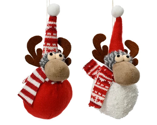 Deer polyester red/colour(s) L.8cm x W.8cm x H.15cm
