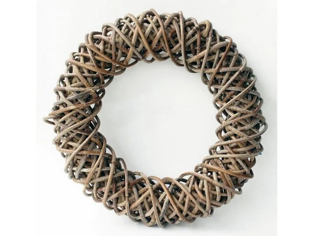 Wreath Rattan Grey d30cm
