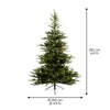 Grandis fir gb Micro LED indoor green/warm white 7ft 210cm