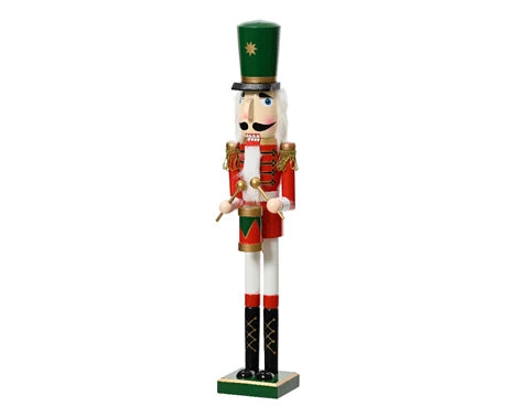 Nutcracker pinewood faux fur hat fsc mix 100% red/colour(s) L.11cm x W.8cm x H.50cm