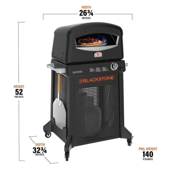 Blackstone  Blackstone Pizza Oven w/ Mobile Cart - Low Pressure Only