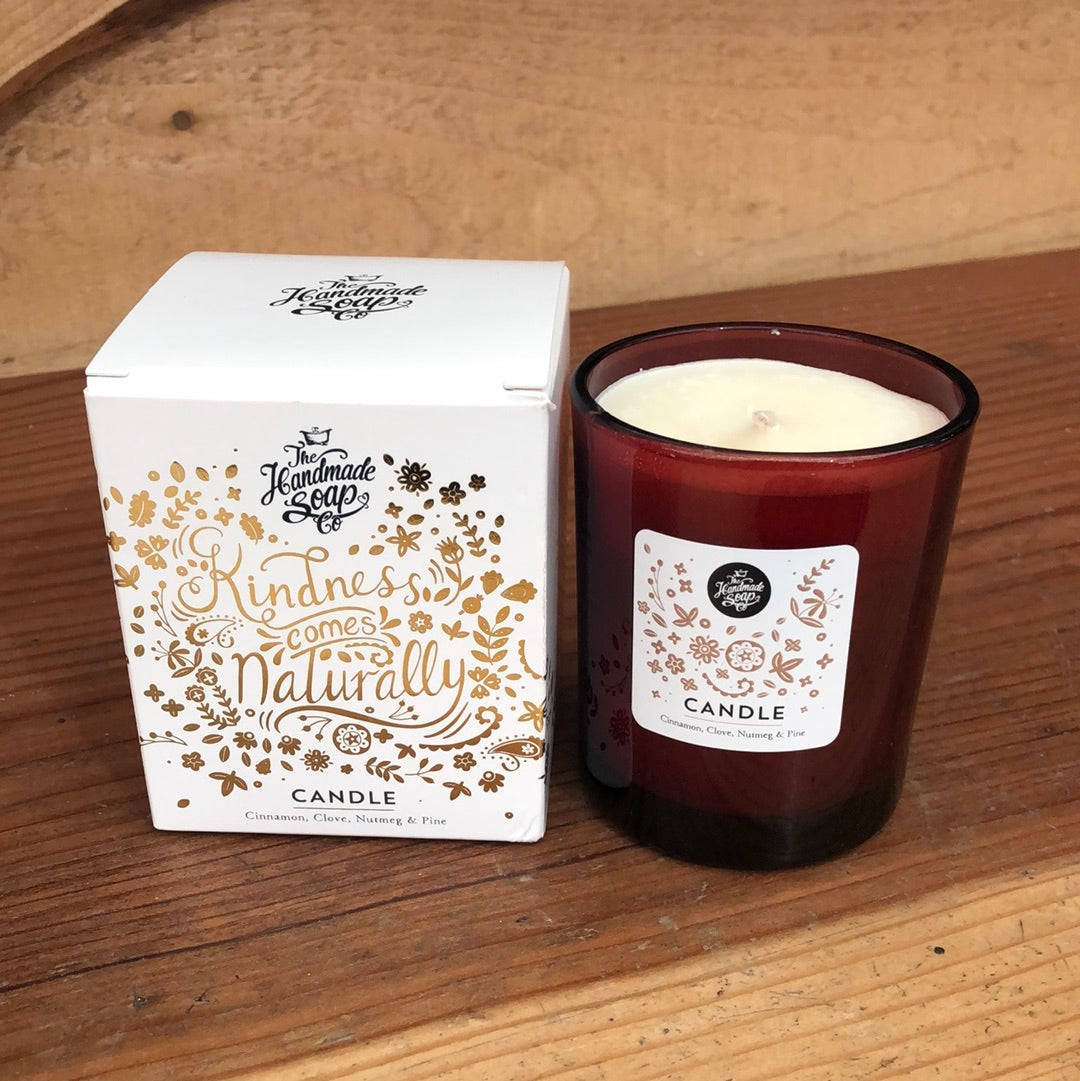 Christmas Candle Cinnamon Clove Nutmeg & Pine