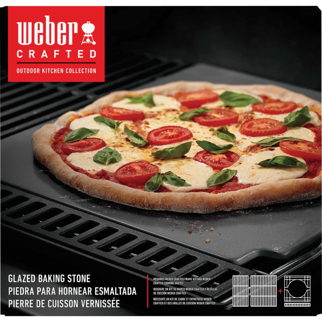 WEBER CRAFTED Glazed Baking Stone