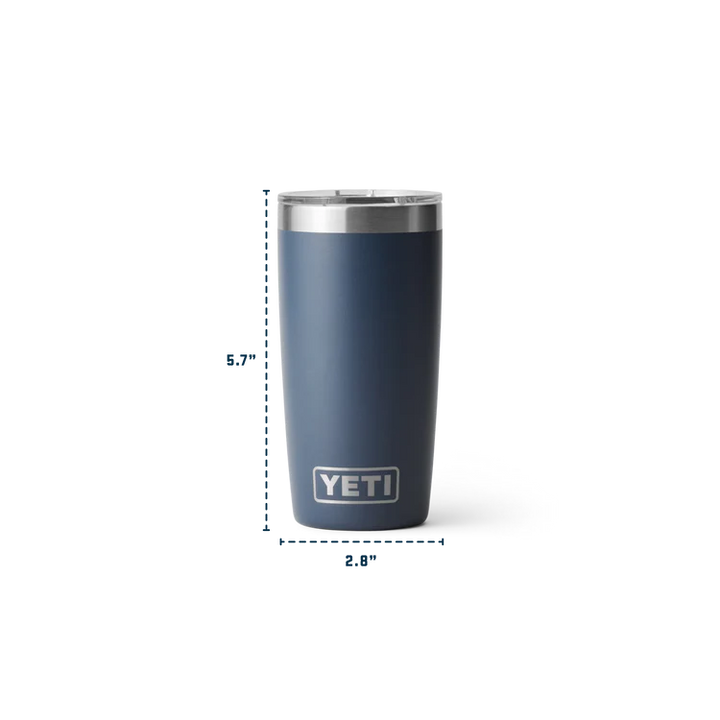 YETI RAMBLER 10 OZ TUMBLER BLACK FOREST GREEN