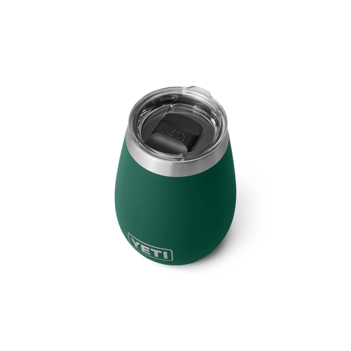 YETI RAMBLER 10 OZ WINE TUMBLER 2.0 BLACK FOREST GREEN