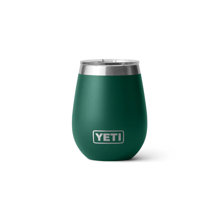 YETI RAMBLER 10 OZ WINE TUMBLER 2.0 BLACK FOREST GREEN
