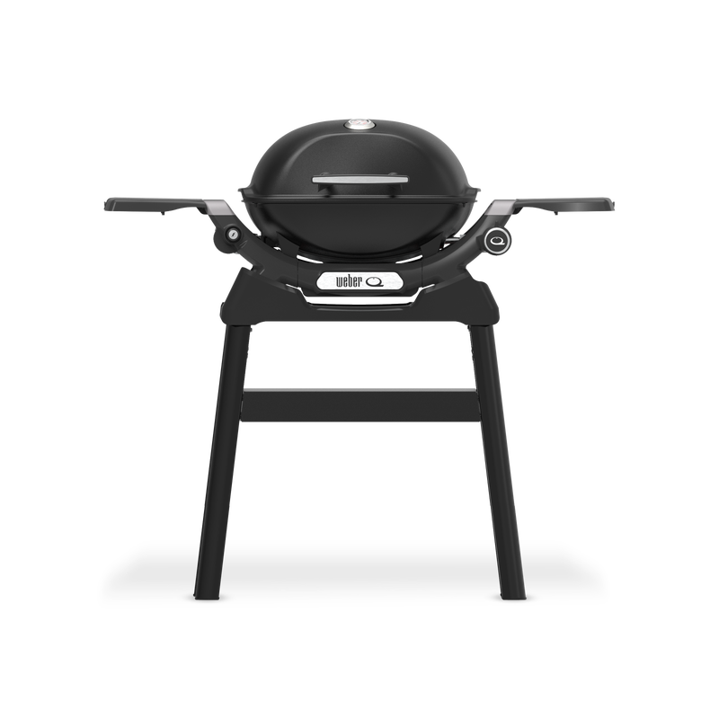 Weber Q1200N grill on a white background