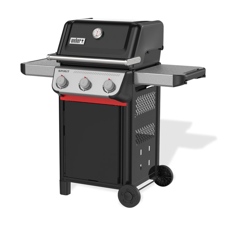 Weber Spirit E-310 Gas BBQ wheel side view