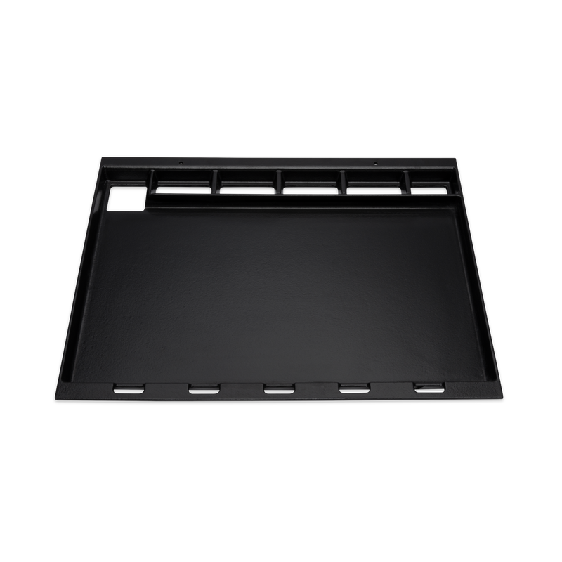 Weber Griddle front view on a white background