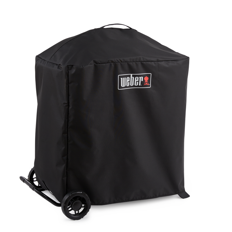 Weber Traveler Compact Cover left side view on a white background