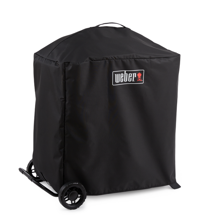 Weber Traveler Compact Cover left side view on a white background