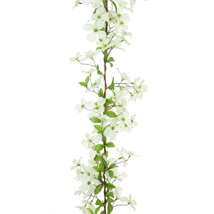 White Dogwood Garland 150cm