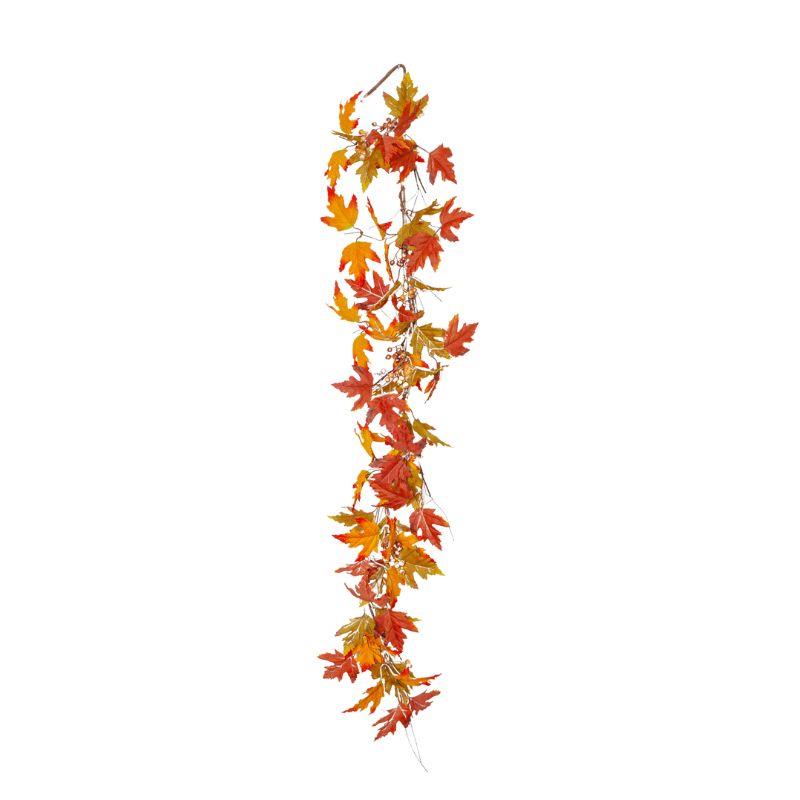 Mapple Leaf & Berries Autumn Garland 60'L