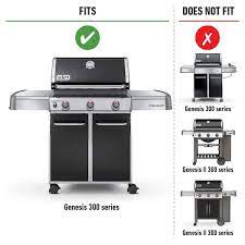 Stainless steel, fits Genesisî 300 series models with front-mounted controls (set of 5) Part 7620