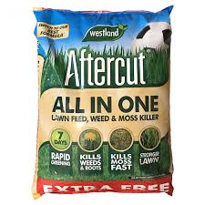 Aftercut All In One Lawn Feed, Weed and Moss Killer 450sqm