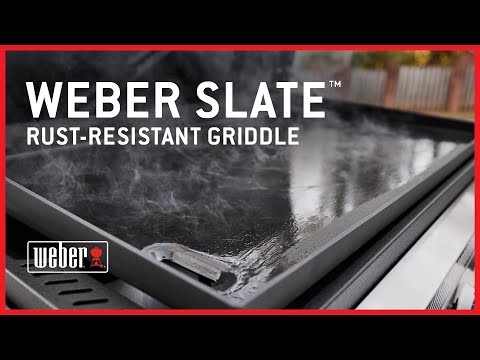 Video showcasing the Weber SLATE Premium Griddle collection