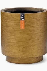 Vase cylinder Retro Ø41x40 gold