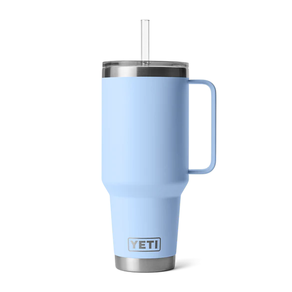 YETI RAMBLER STRAW MUG 42OZ BIG SKY BLUE