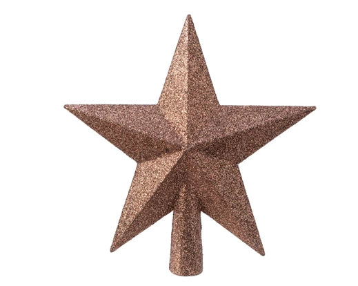 Treetopper shatterproof glitter brown