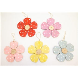 SWEETHEART LARGE WOODEN FLOWER HANGER