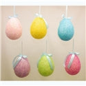 EASTER GLITZ LARGE EGG HANGER 22 X 16CM
