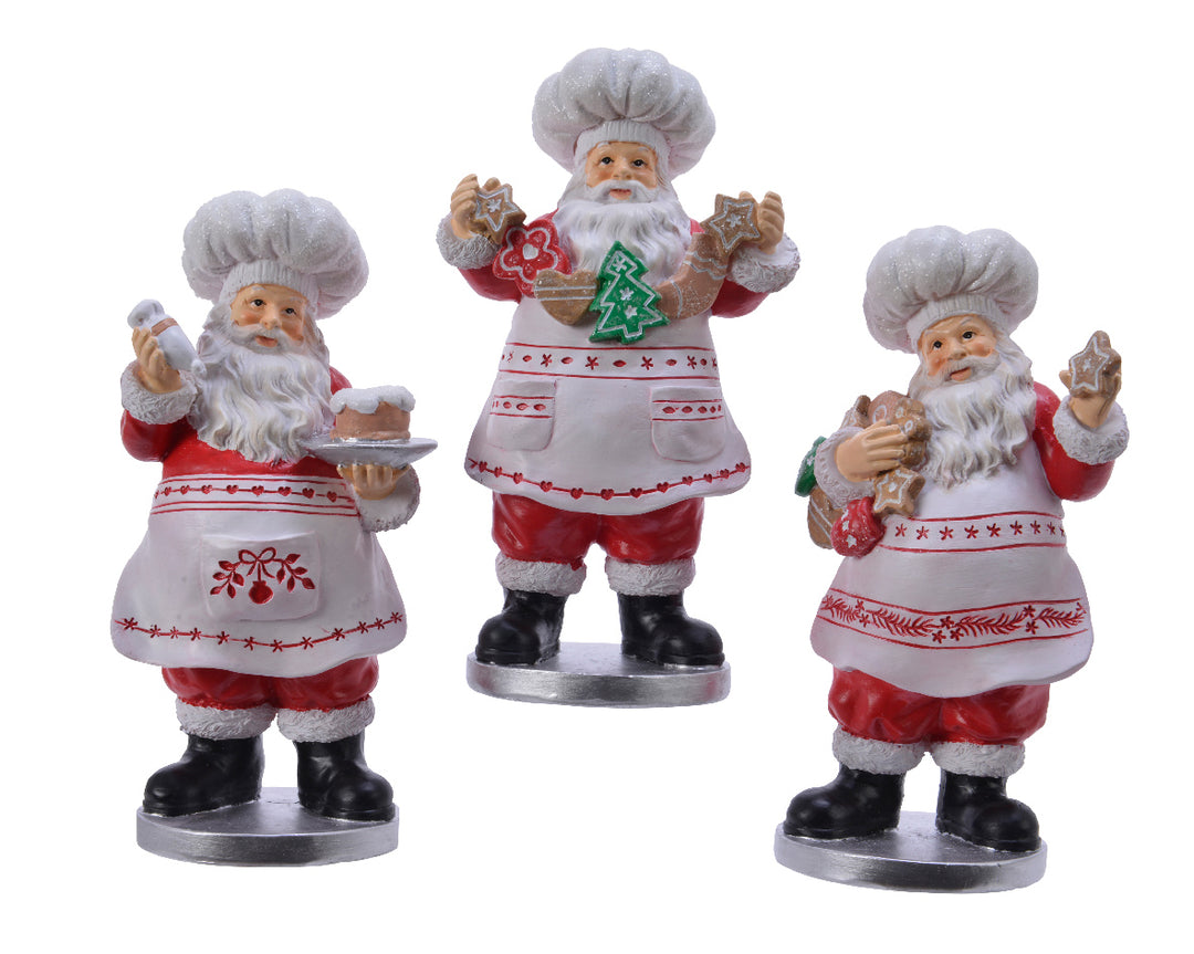 Santa santa garland, cake, wreath 3ass red