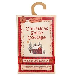 CHRISTMAS SPICE COTTAGE FRAGRANCED SACHET