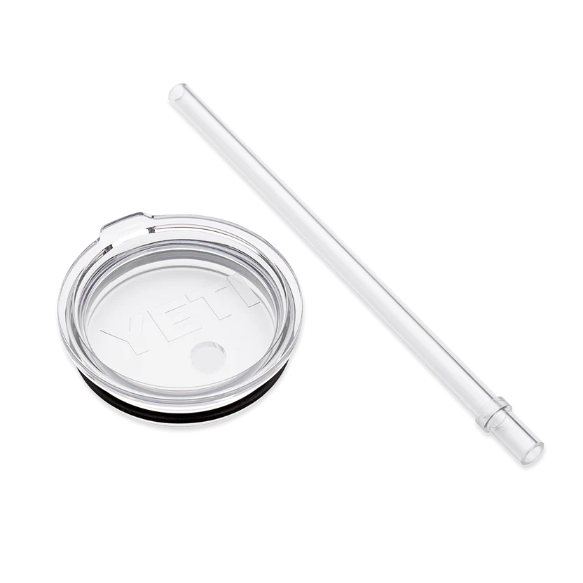 Yeti rambler tumbler straw cheap lid