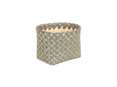 Grey poplar Storage Basket Small