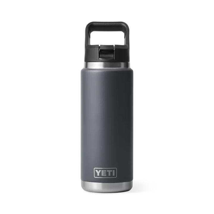 Yeti Rambler 26 Oz Straw Bottle Charcoal