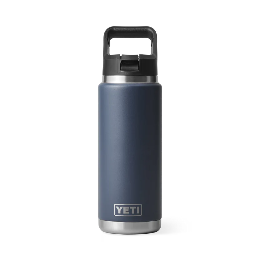 Yeti Rambler 26 Oz Straw Bottle Navy