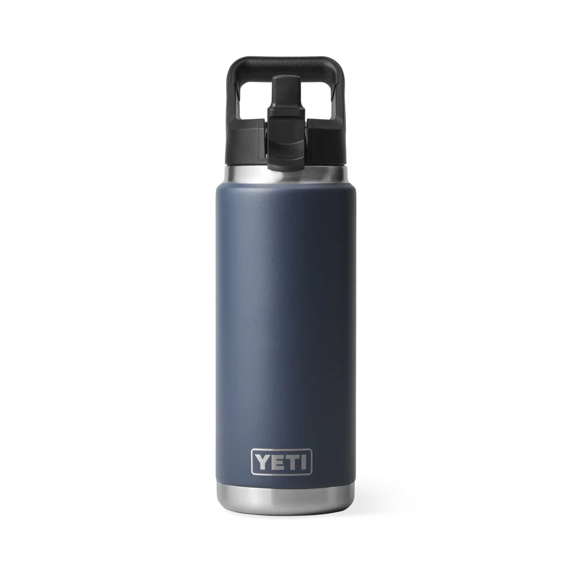 Yeti Rambler 26 Oz Straw Bottle Navy