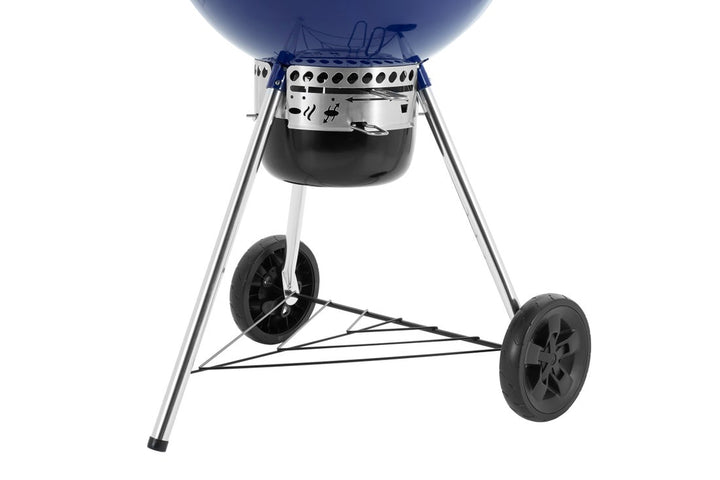 legs an wheel from a Weber Master-Touch Ocean Blue grill