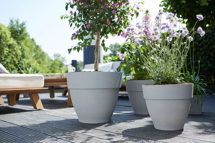 Vibia Campana Round Pot Ø30cm Living Concrete