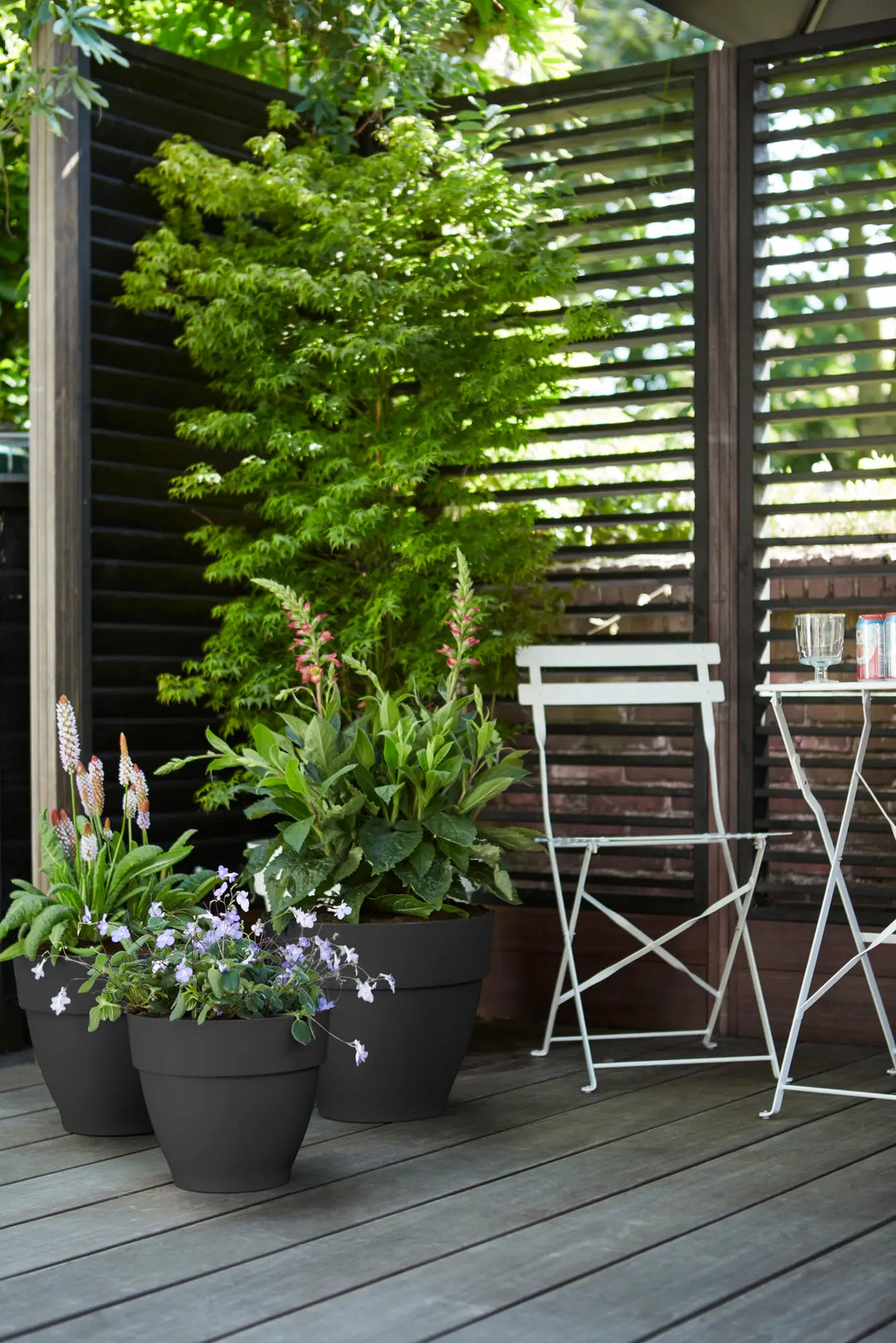 Vibia Campana Round Pot Ø35cm Anthracite