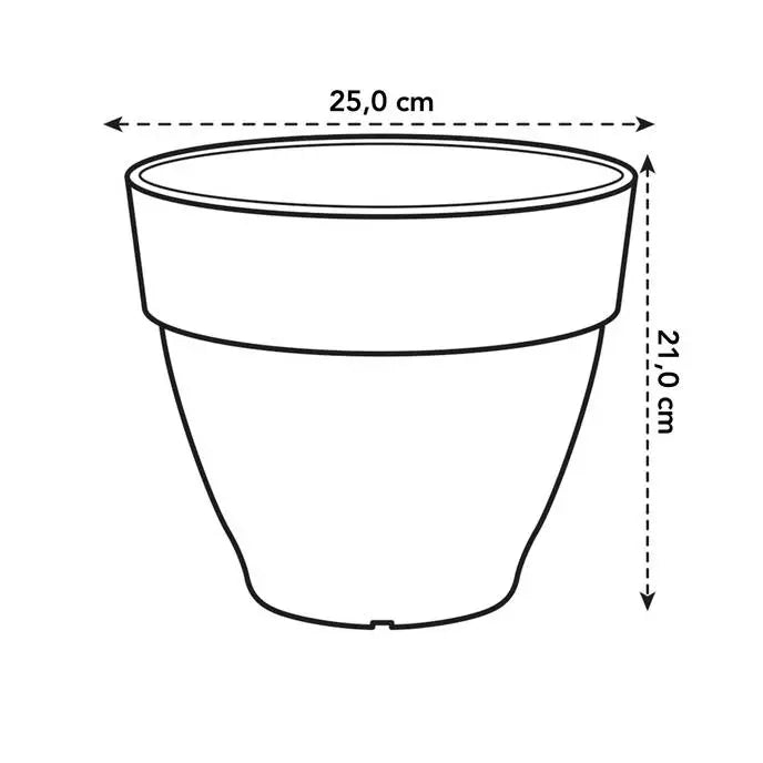 Vibia Campana Round Pot Ø25cm Anthracite