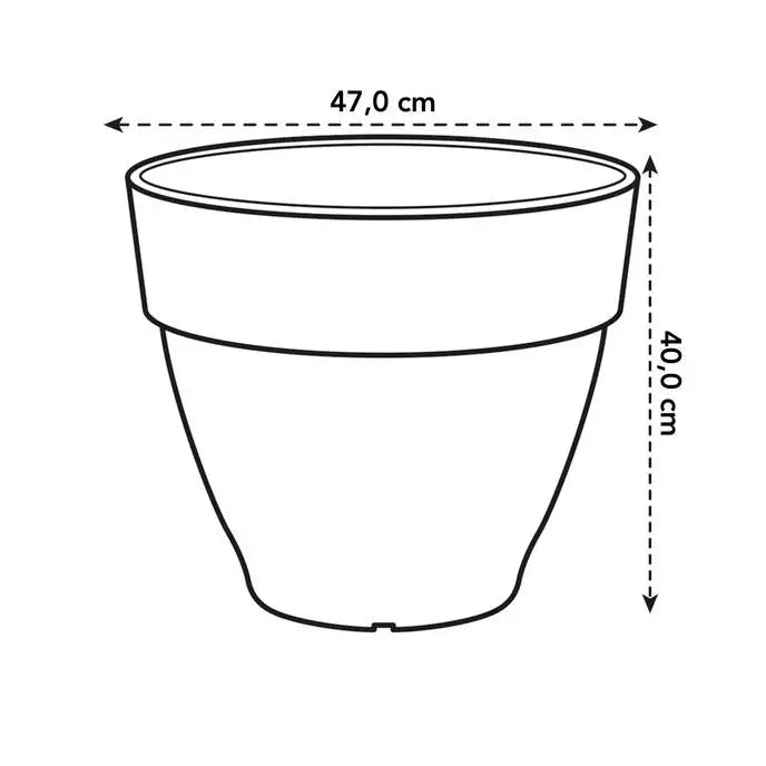 Vibia Campana Round Pot Ø47cm Living Concrete