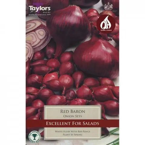 PRE-PACKED ONION RED BARON 50