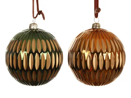 Bauble polystyrene shiny  D.8cm