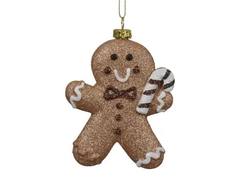 Gingerbread shatterproof gl brown L.8.3cm x W.3cm x H.10cm